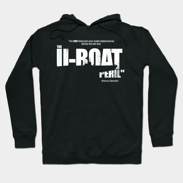 WW2 Submarine - the U-boat Peril Hoodie by TCP